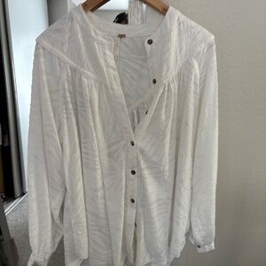 Free People Patterned Blouse